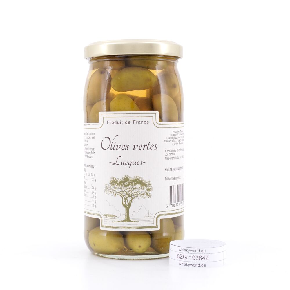 Beauharnais-CARLANT Olives vertes -Lucques- Grüne 200 g