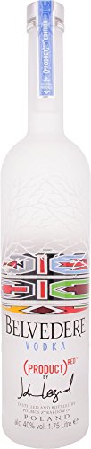 Belvedere Vodka RED Limited Edition by Esther Mahlangu 40% Vol. 1,75 l