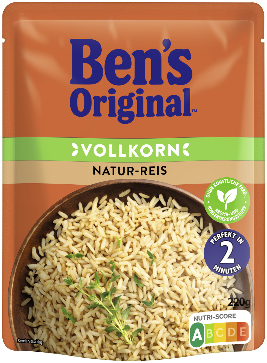 Ben's Original Express Vollkorn Natur-Reis 220G