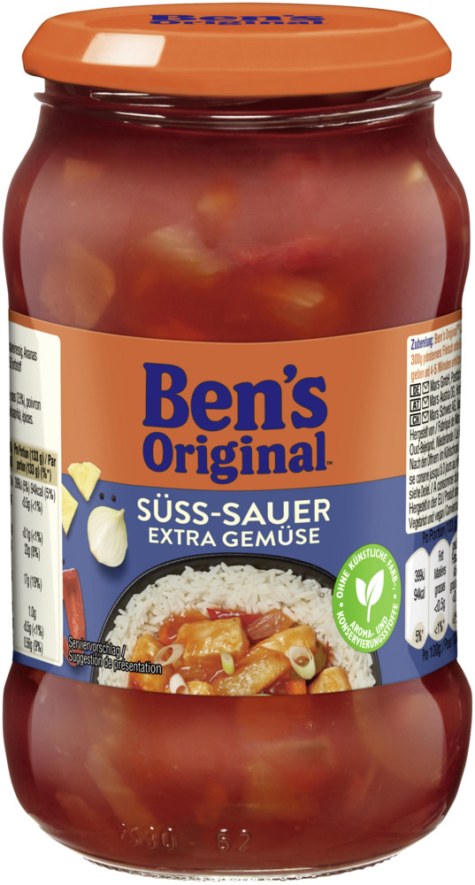 Ben's Original Sauce chinesisch süss-sauer extra Gemüse 400G