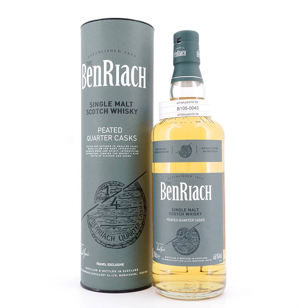 Benriach Quarter Cask Peated 0,70 L/ 46.0% vol