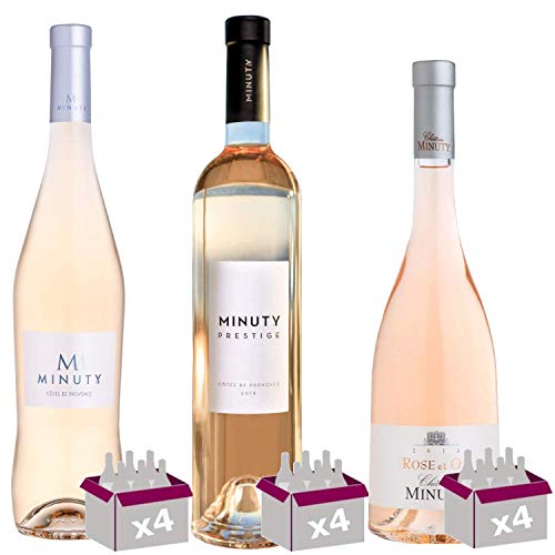 Best Of Provence - Minuty M x4 & Prestige x4 & Rose et Or x4 - Rosé Côtes de Provence 2021 75cl von Wine And More