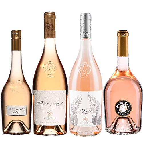 Best Of Provence - Miraval : Studio & Jolie-pitt/Esclan : Whispering Angel & Rock Angel - Rosé Côtes de Provence 2021 75cl von Wine And More