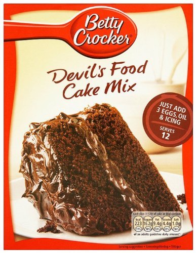 Betty Crocker Devils Food Cake Mix 500 g (6 Stück) von Betty Crocker