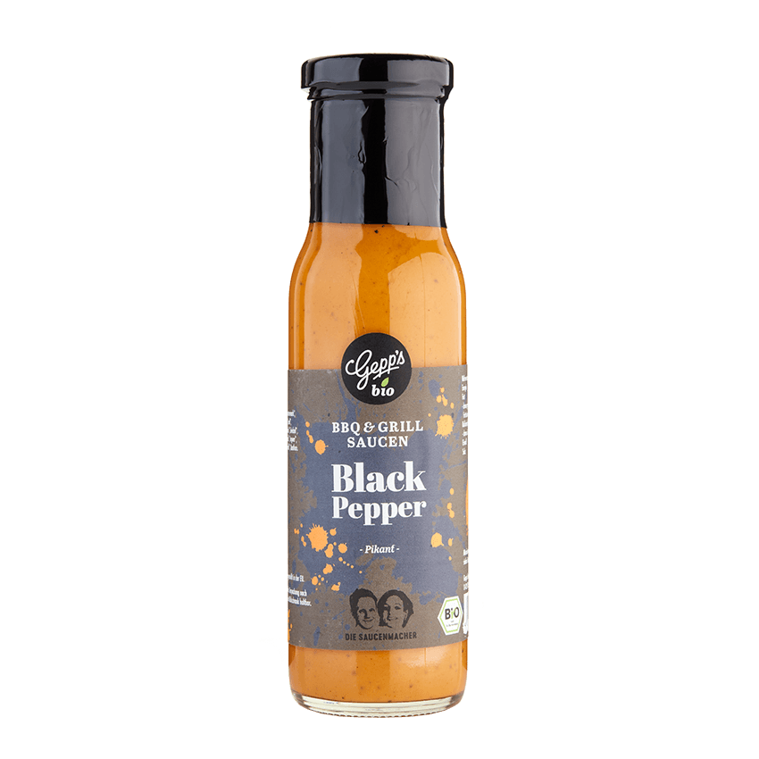 Bio Black Pepper Sauce - Cocktailsauce - Pfeffersauce - Grillsauce