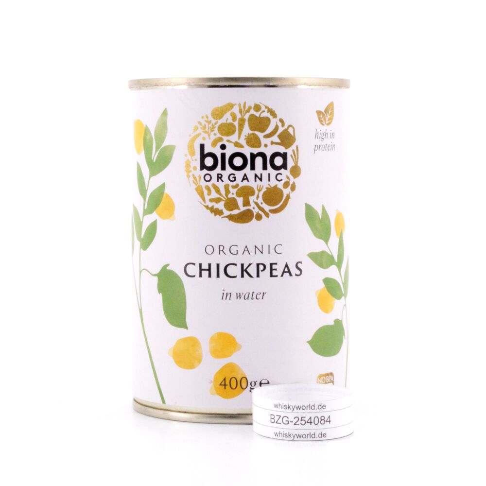 Biona Organic Chickpeans Kichererbsen 400g 240 g