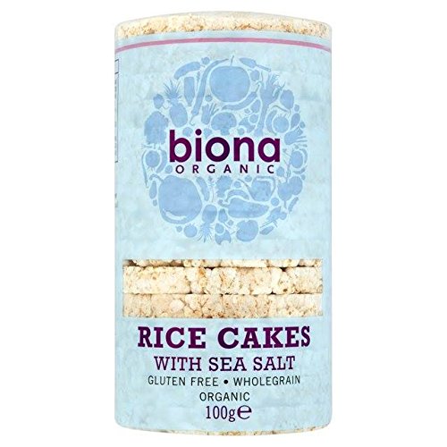 Biona Organic Rice Cakes With Sea Salt 100g