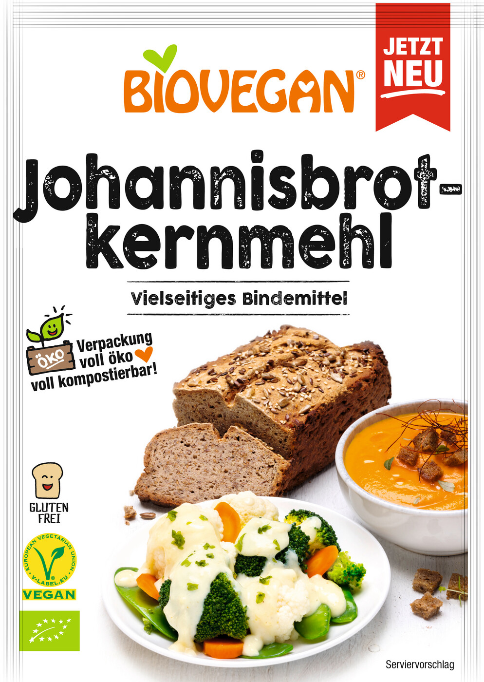 Biovegan Johannisbrotkernmehl 50G