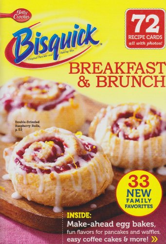 Bisquick Breakfast & Brunch ... Betty Crocker ... 33 New Family Favorites ... 72 Recipe Cards all with photos ... Lots of Gluten Free Recipes