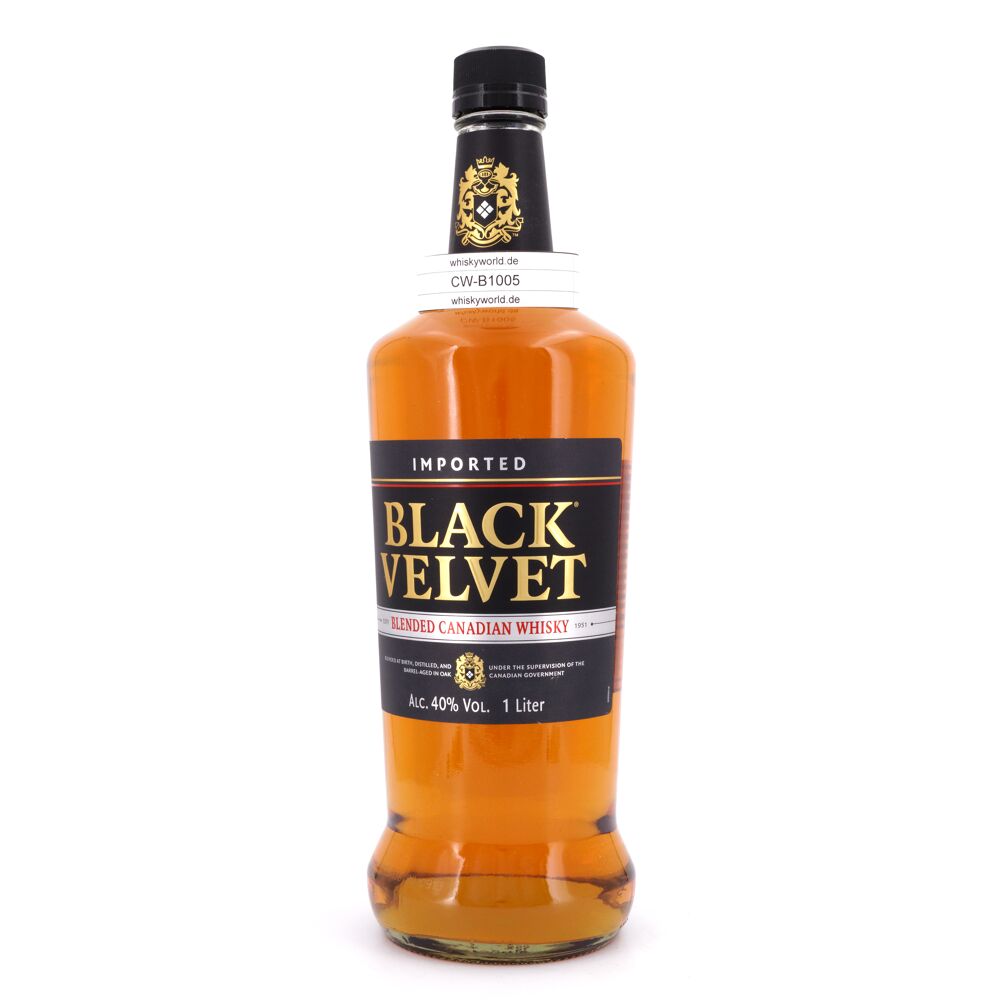 Black Velvet Canadian Whisky Literflasche 1 L/ 40.0% vol