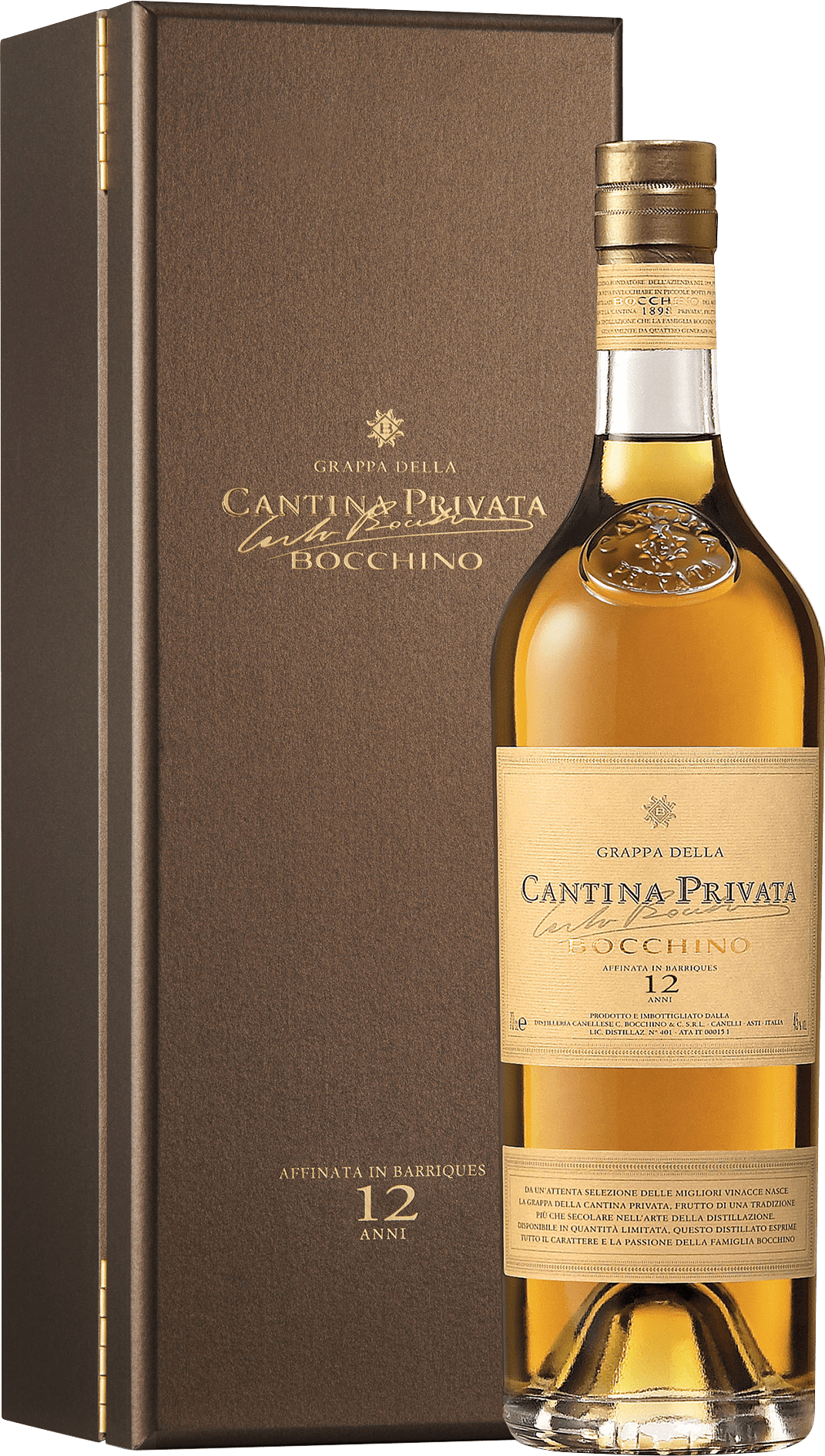 Bocchino Grappa della Cantina Privata 12 Anni