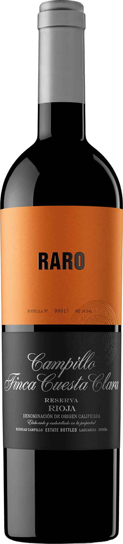 Bodegas Campillo Raro Finca Cuesta Clara Reserva - 2015