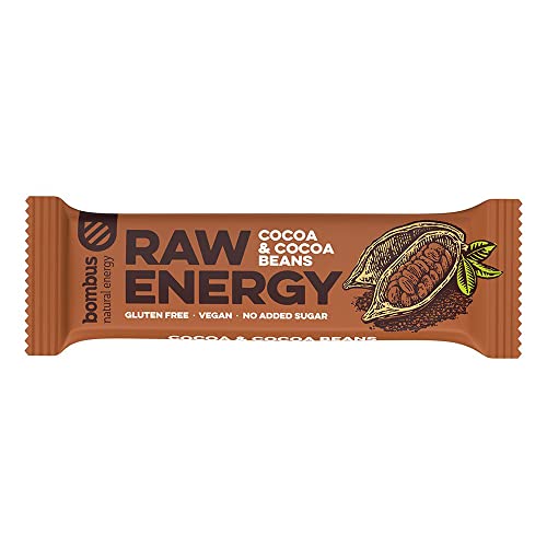 Bombus Natural Energy Rohkostriegel Raw Energy Kakao & Kakaobohnen, 50 g