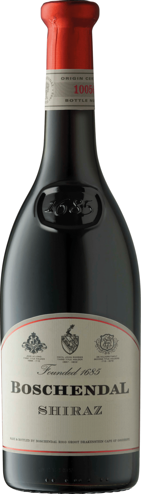 Boschendal 1685 Shiraz - 2020