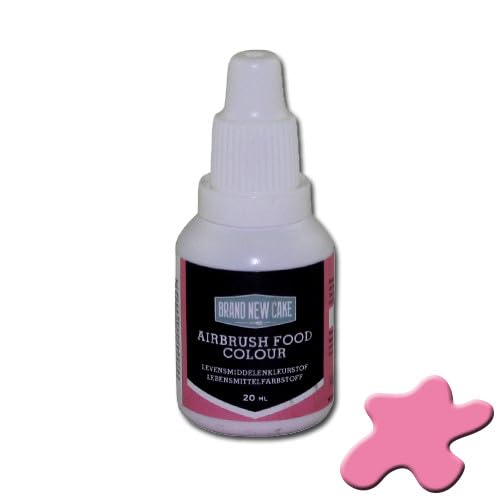 BrandNewCake® Airbrush Lebensmittelfarbe Rosa 20ml - Essbare Farbstoffe für Kuchen und Torten - Perfekt für Tortendekorationen von Brand New Cake