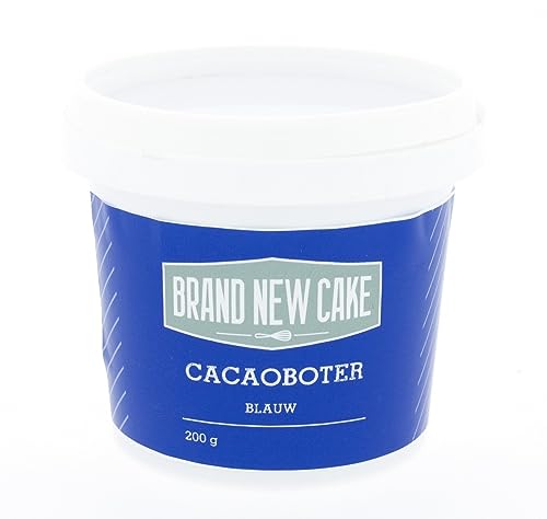 BrandNewCake® Blaue Kakaobutter 200g - Essbare Lebensmittelfarbe für Schokolade - Perfekt zum Dekorieren und Backen von Brand New Cake