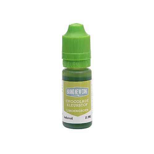 BrandNewCake® Lebensmittelfarbe Schokolade Limettengrün 11ml - Essbare Farbstoffe für Schokolade und Backen von Brand New Cake