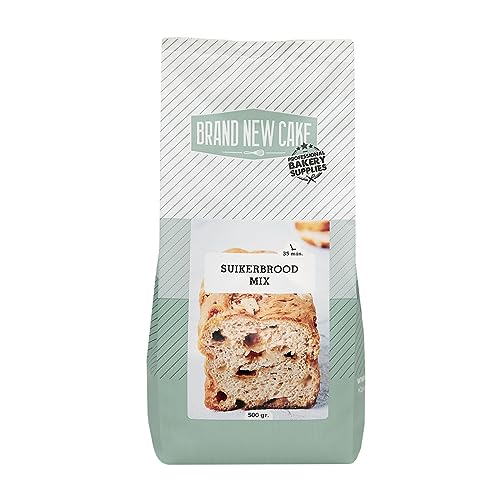 BrandNewCake® Zuckerbrot-Mix 500g – Traditionelle Backmischung für süßes Brot, einfach zuzubereiten, ideal für Frühstück und Snacks von Brand New Cake