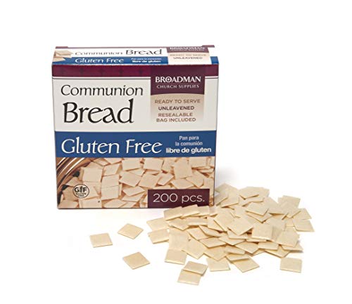 Broadman Church Supplies Brot zur Kommunion, glutenfrei, 200 Stück