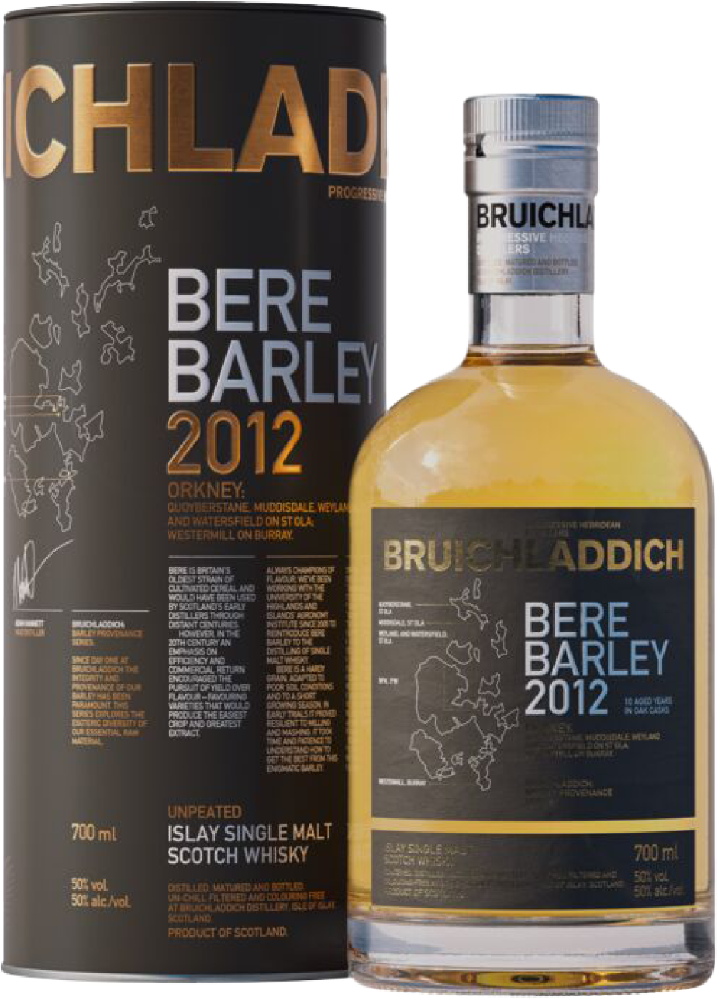 Bruichladdich 2012 Bruichladdich Bere Barley Single Malt Scotch Whisky