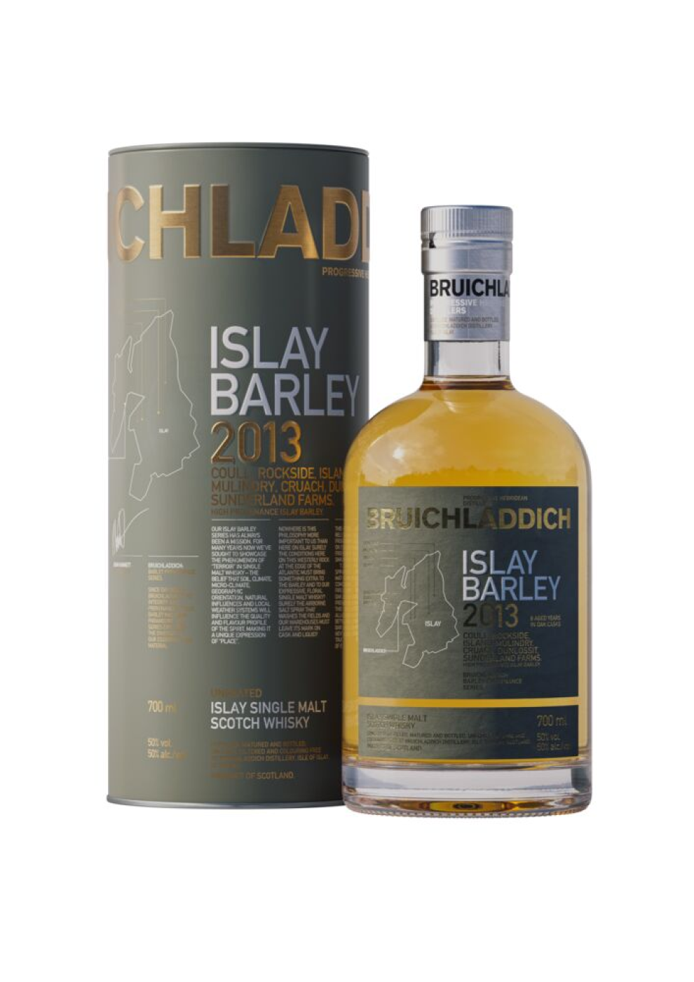 Bruichladdich Islay Barley 2013 Scotch Single Malt Whisky 50% 0,7l