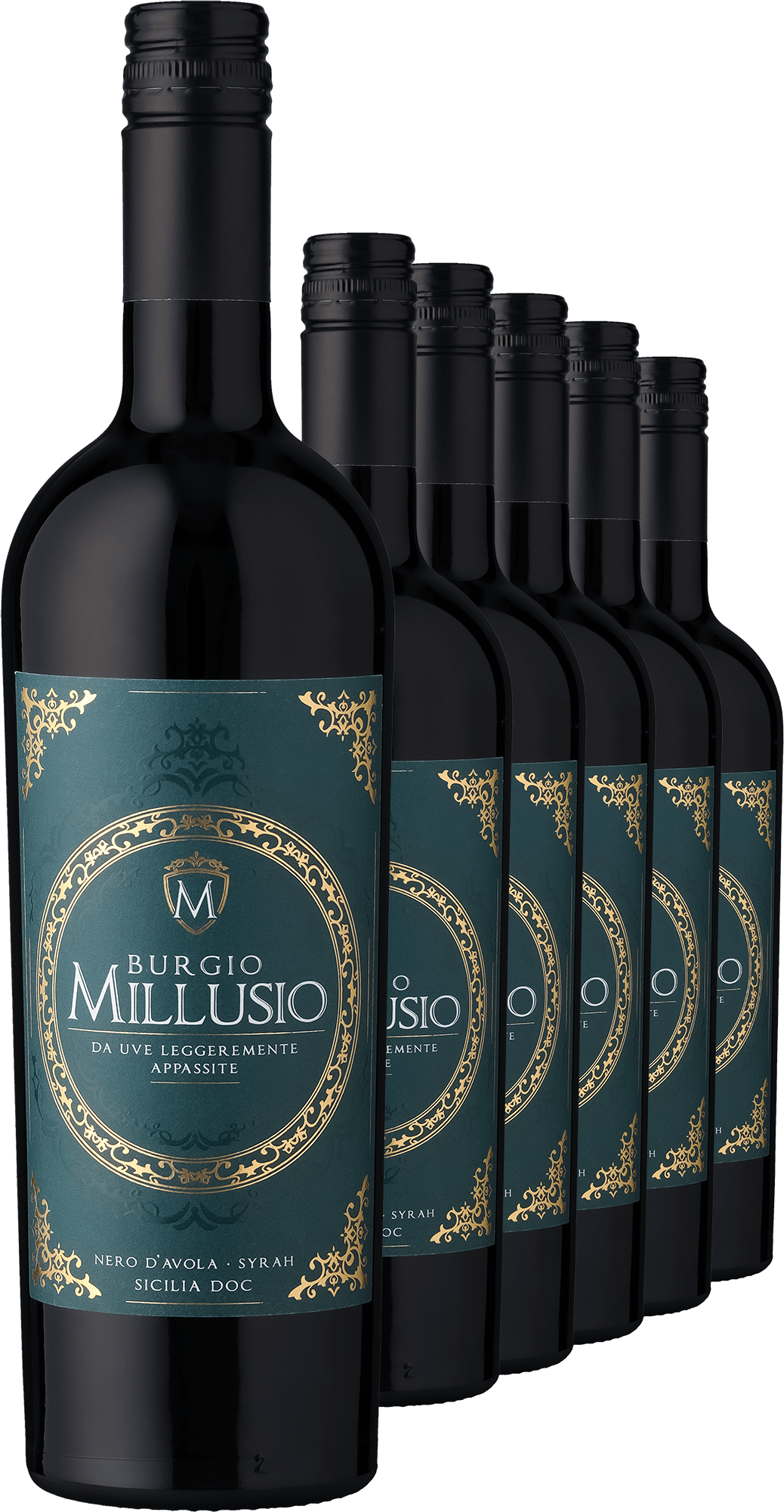 Burgio Millusio Nero d'Avola Syrah - Bio 2023 im 6er-Vorratspaket