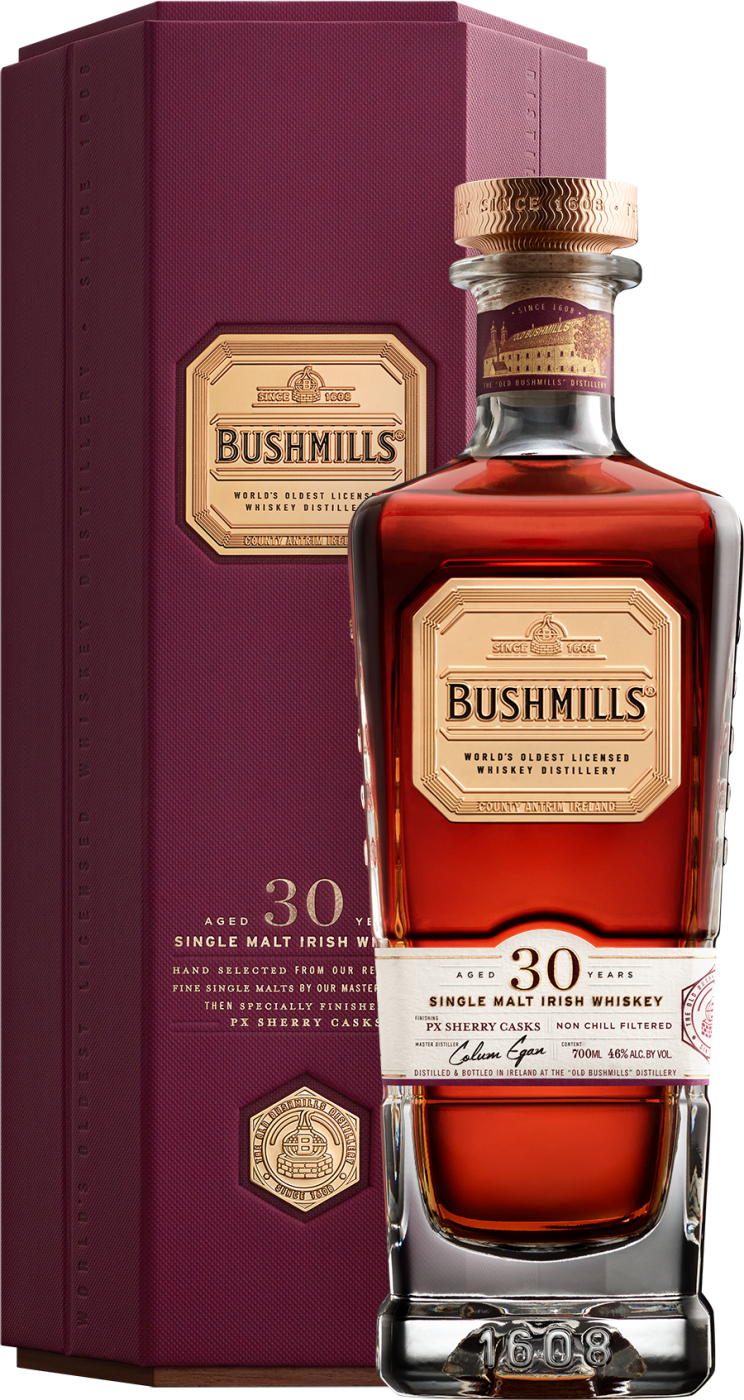 Bushmills 30 Years Old Single Malt Irish Whiskey