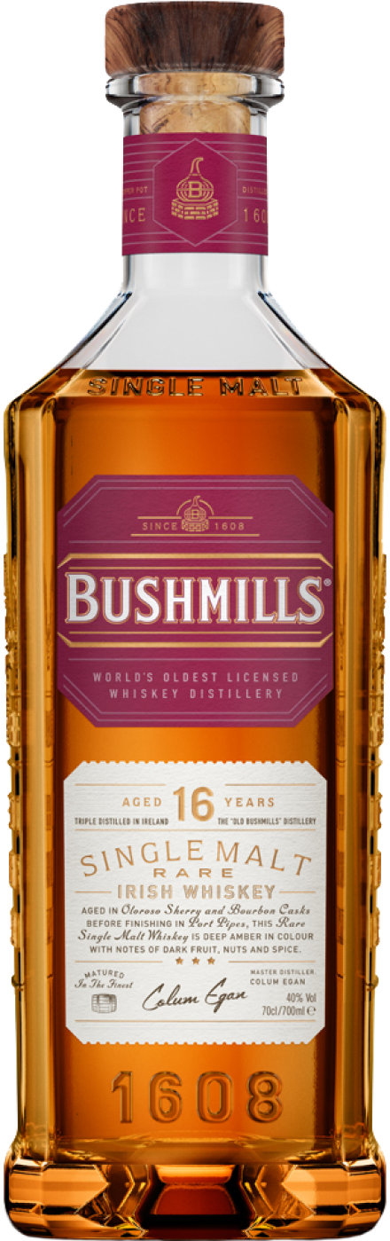 Bushmills Malt 16Y Irish Whiskey 40% 0,7 l