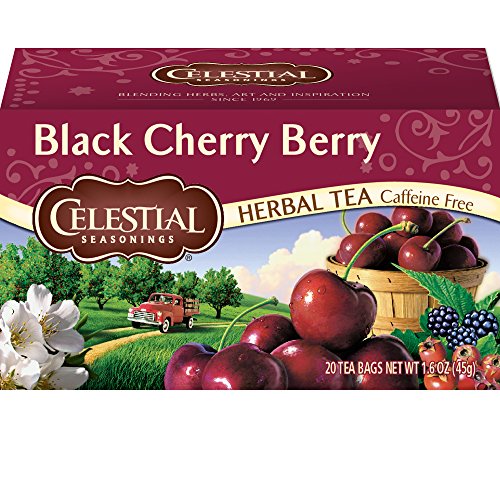 CELESTIAL SEASONINGS HERB TEA,BLK CHERRY BERRY, 20 BAG