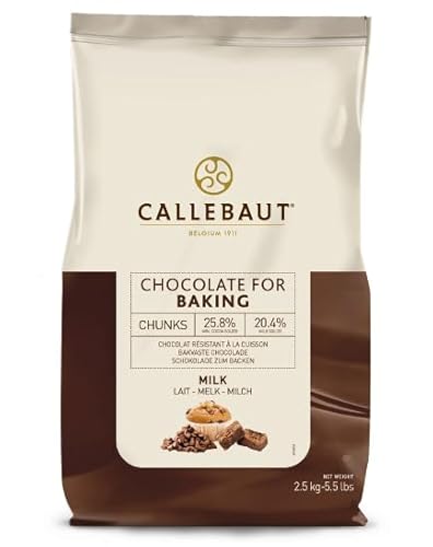 CHUNKS MILK, Schokolade für Backen, 2,5 kg von Callebaut