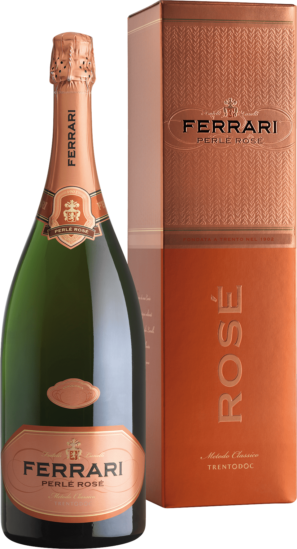 Cantine Ferrari Perlé Rosé Riserva Trentodoc Magnum - 2016