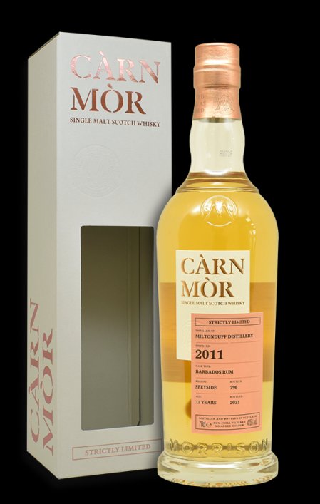 Càrn Mòr Strictly Ltd Miltonduff 2011 47,5%vol 12y