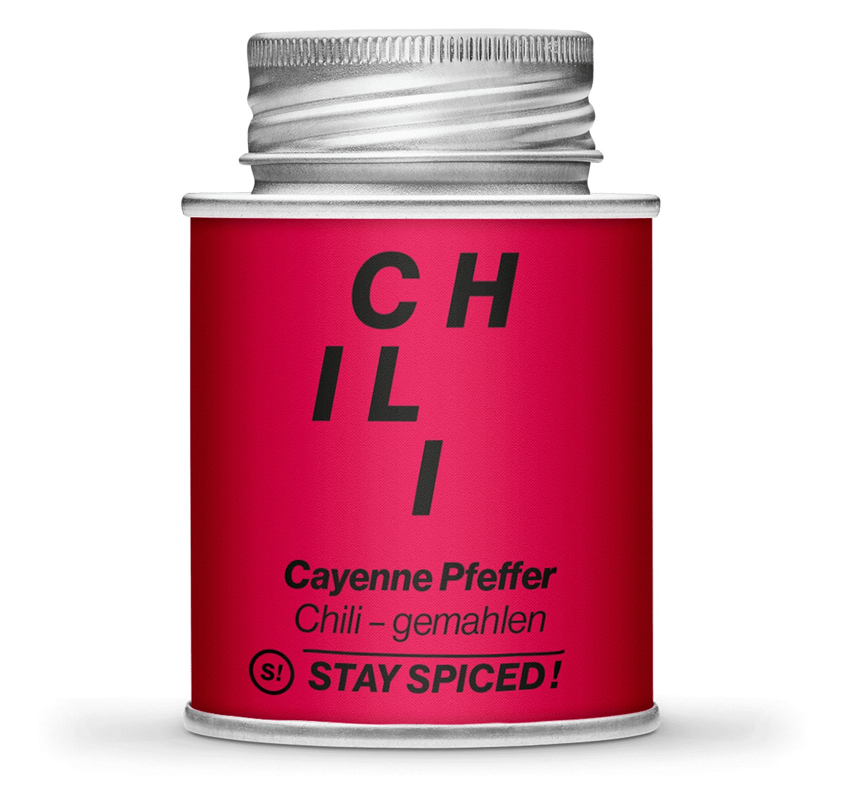 Cayenne Chili rot fein gemahlen, 170ml Schraubdose