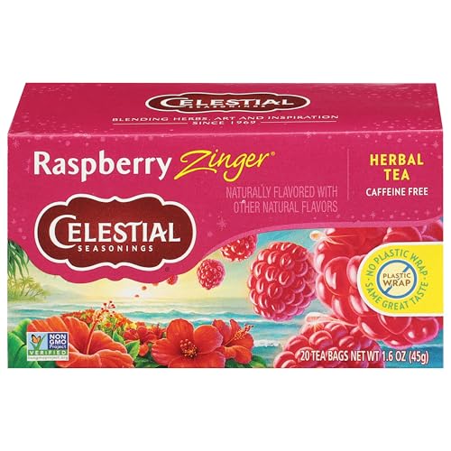 Celestial Gewürzen Celest Raspberry Zinger – Paket von 20 von セレッシャル