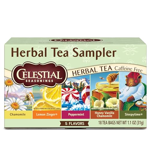 Celestial Seasonings Herbal Tea Sampler (6x18 Bag)