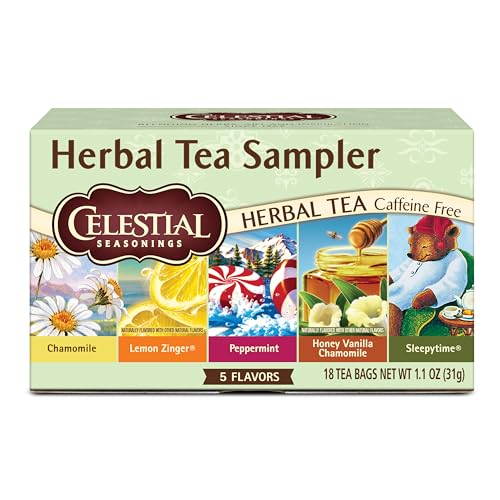 Celestial Seasonings Herbal Tea Sampler (6x18 Bag)