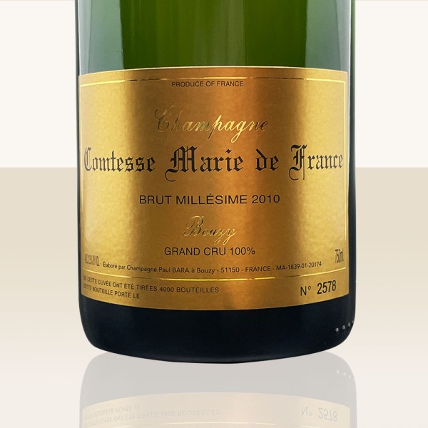 Champagne Paul Bara Comtesse Marie de France 2014