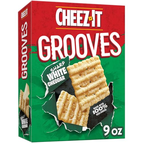 Cheez It Grooves Sharp White Cheddar, 9 Ounce by Cheez-It [Foods]