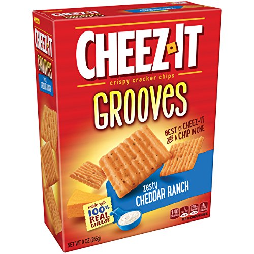 Cheez It Grooves Zesty Cheddar Ranch, 9 Ounce by Cheez-It