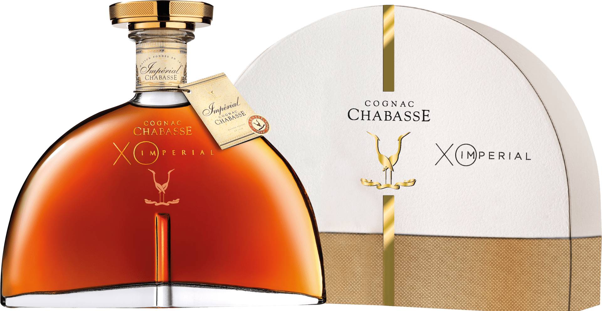 Cognac Chabasse XO Imperial in Halbmond Box