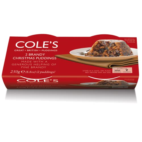 Coles Brandy Weihnachtspudding, 2 x 125 g von Coles