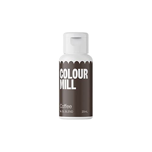 Colour Mill Oil Blend Coffee Lebensmittelfarbe auf Ölbasis - Lebensmittelfarben für Schokolade, Fondant, Cupcakes, Kuchen, Backen, Macaron - Food Coloring für Tortendeko - 20ml von Colour Mill