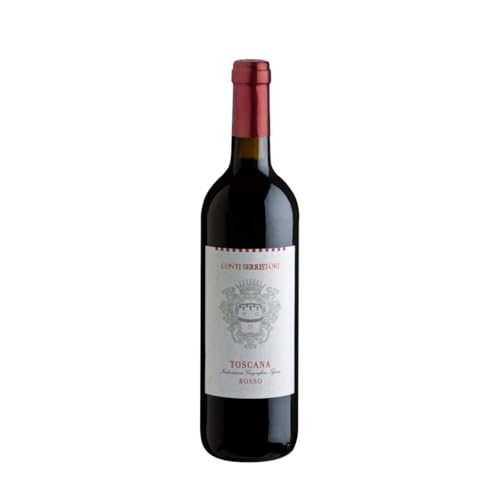 Conti Serristori Rosso di Toscana IGT 2023, toskanischer Rotwein, IGT-Rotwein, Sangiovese-Wein, 13% vol, 750 ml