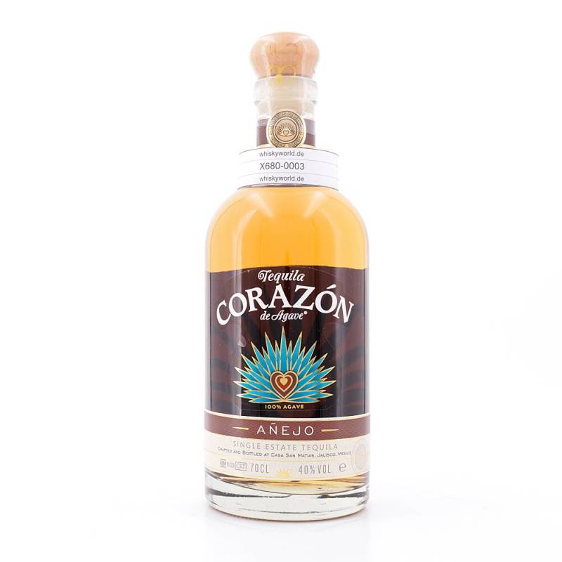 Corazón Anejo Single Estate Tequila 0,70 L/ 40.0% vol