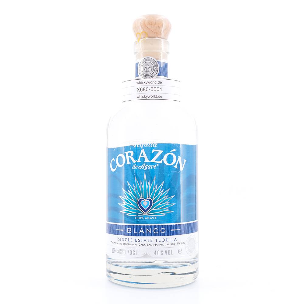 Corazón Blanco Single Estate Tequila 0,70 L/ 40.0% vol