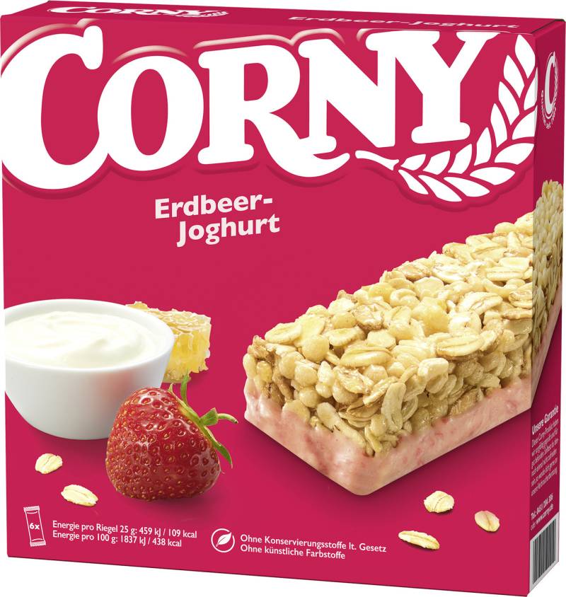 Corny Erdbeer-Joghurt Riegel 6ST 150G