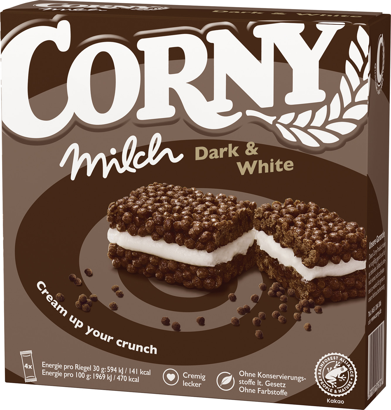 Corny Milch Dark & White 4ST 120G