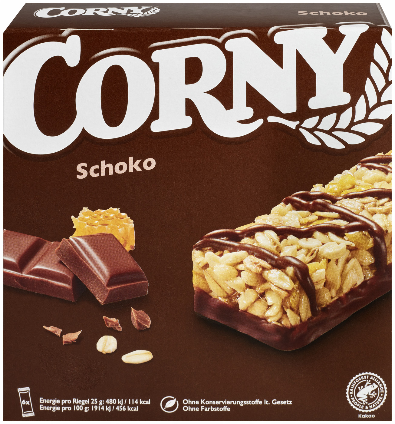 Corny Schoko Riegel 6ST 150G