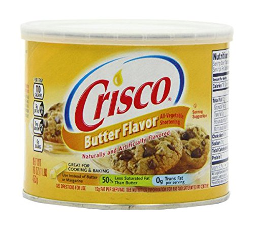 Crisco 12 Stück verkürzte Butter Geschmack Kekse 453 g von Crisco