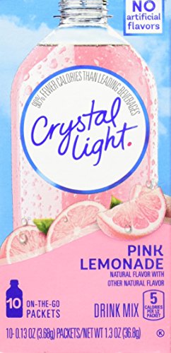 Crystal Light On The Go Pink Lemonade, 10-Packet Box (Pack of 4) von Crystal Light